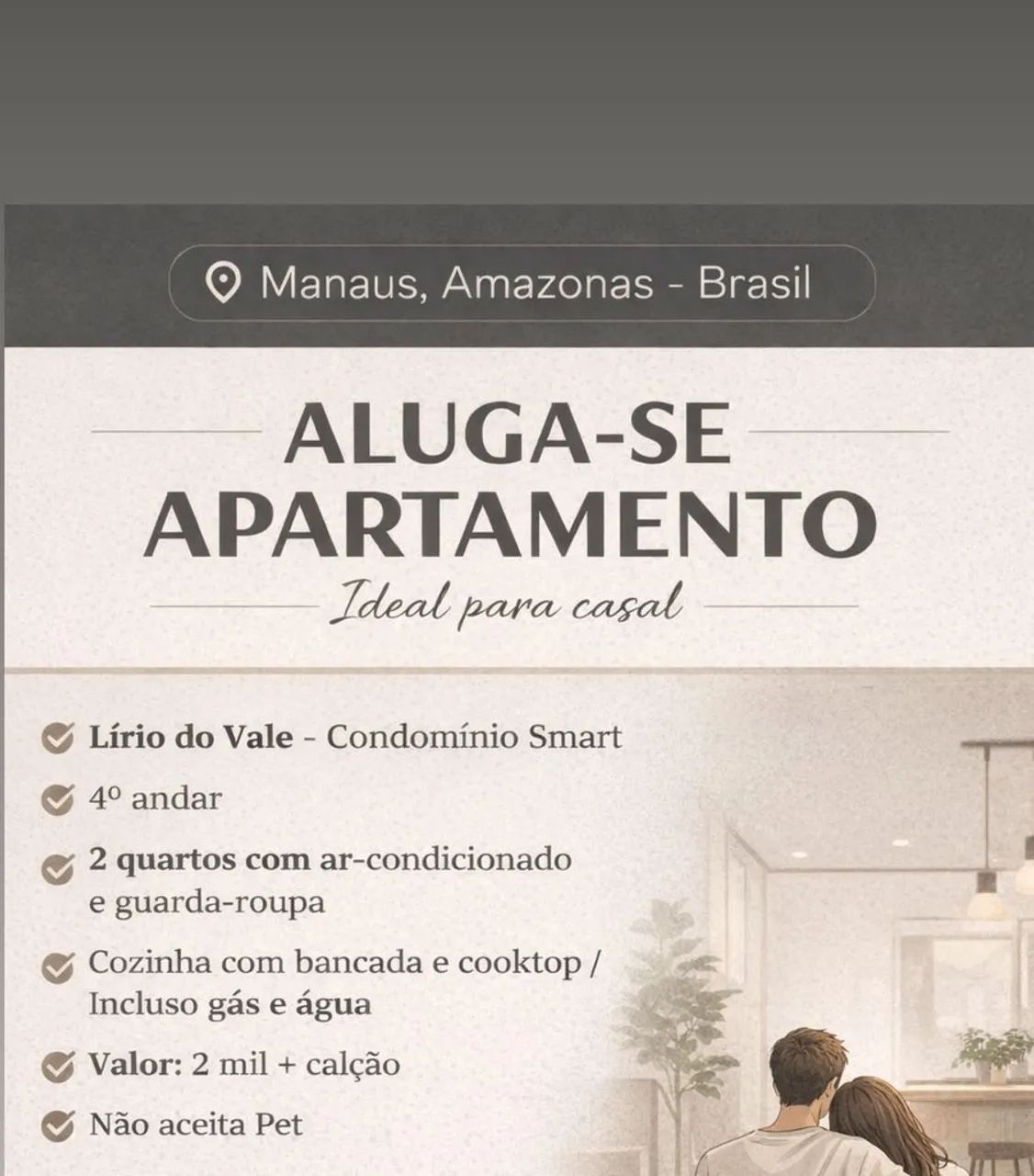 Alugo apartamento 2 qts cond . smart lírio do vale 