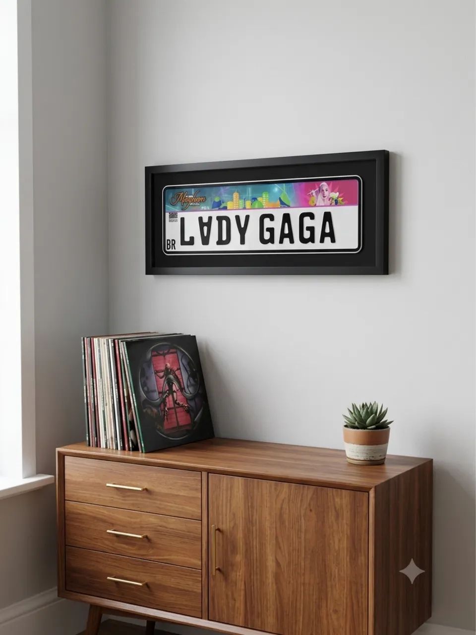 Placa Lady Gaga Mayhem Ball Tour 2025 - Foto 3