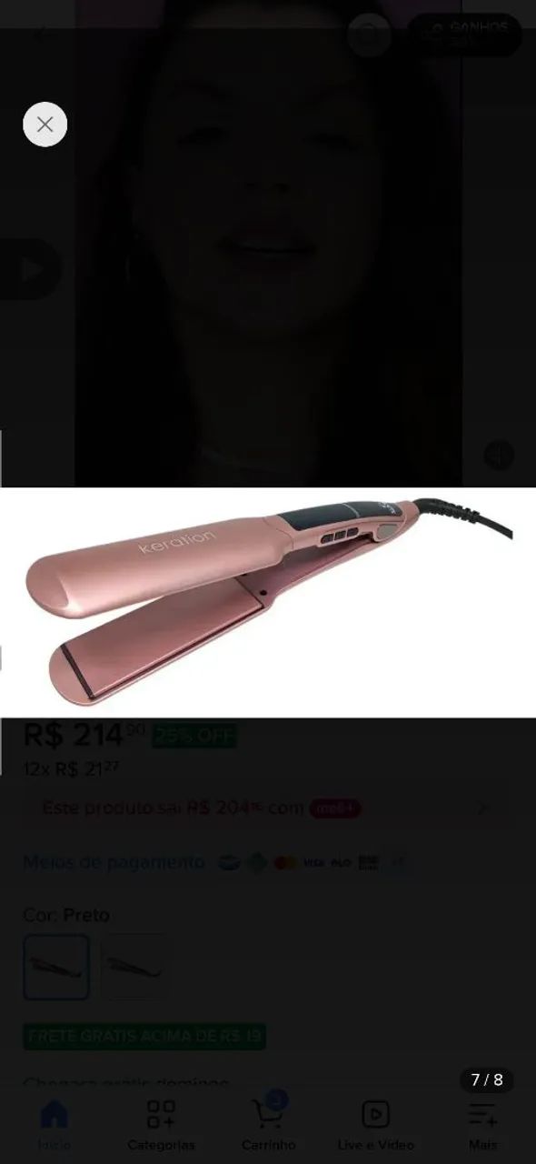 Prancha Gama Nova Profissional 