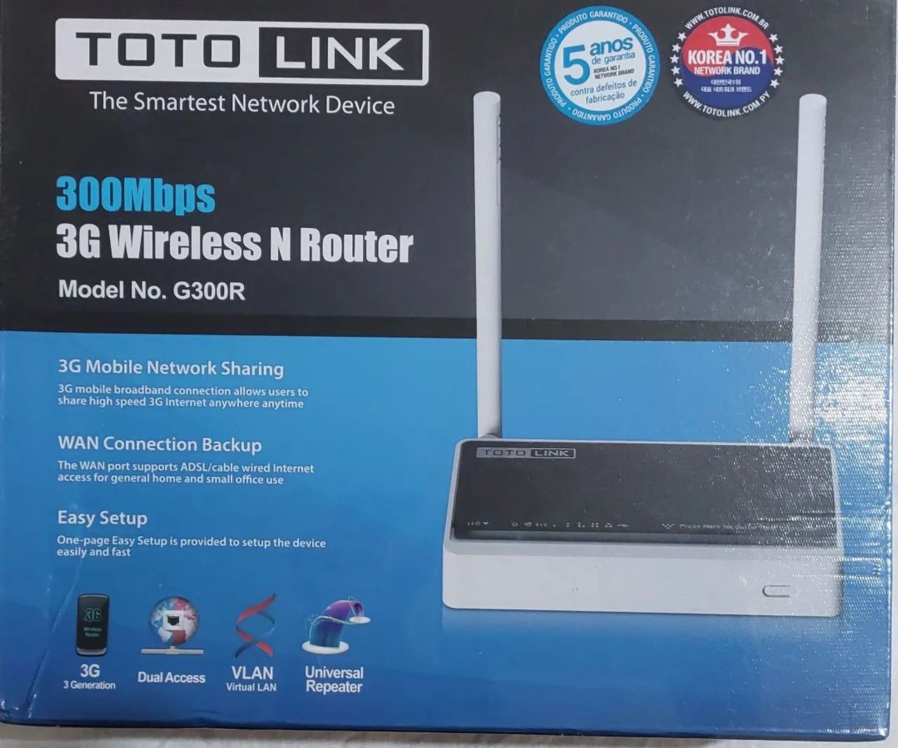 Roteador TOTO link G 300R