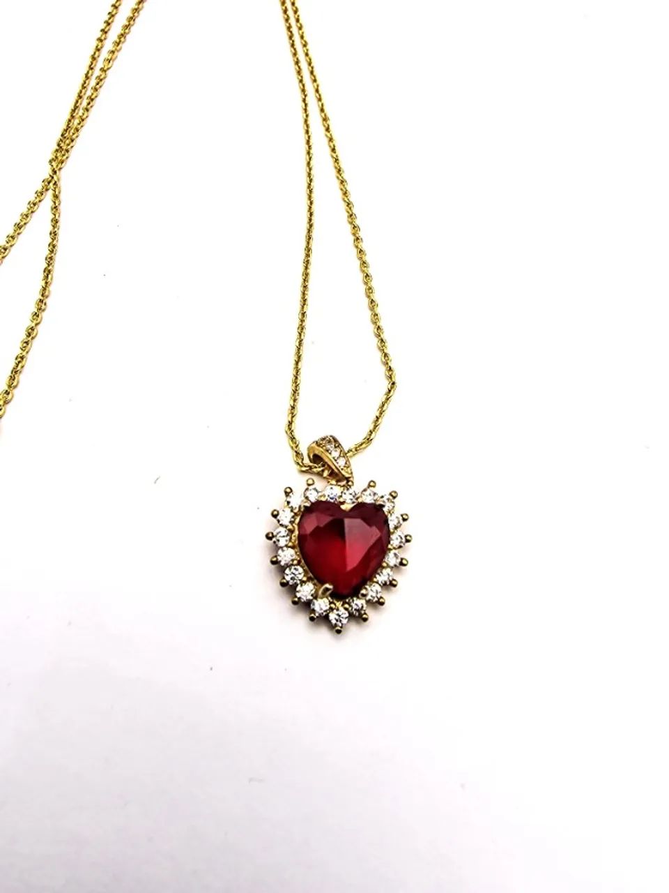 Colar Coração Strass - Foto 3