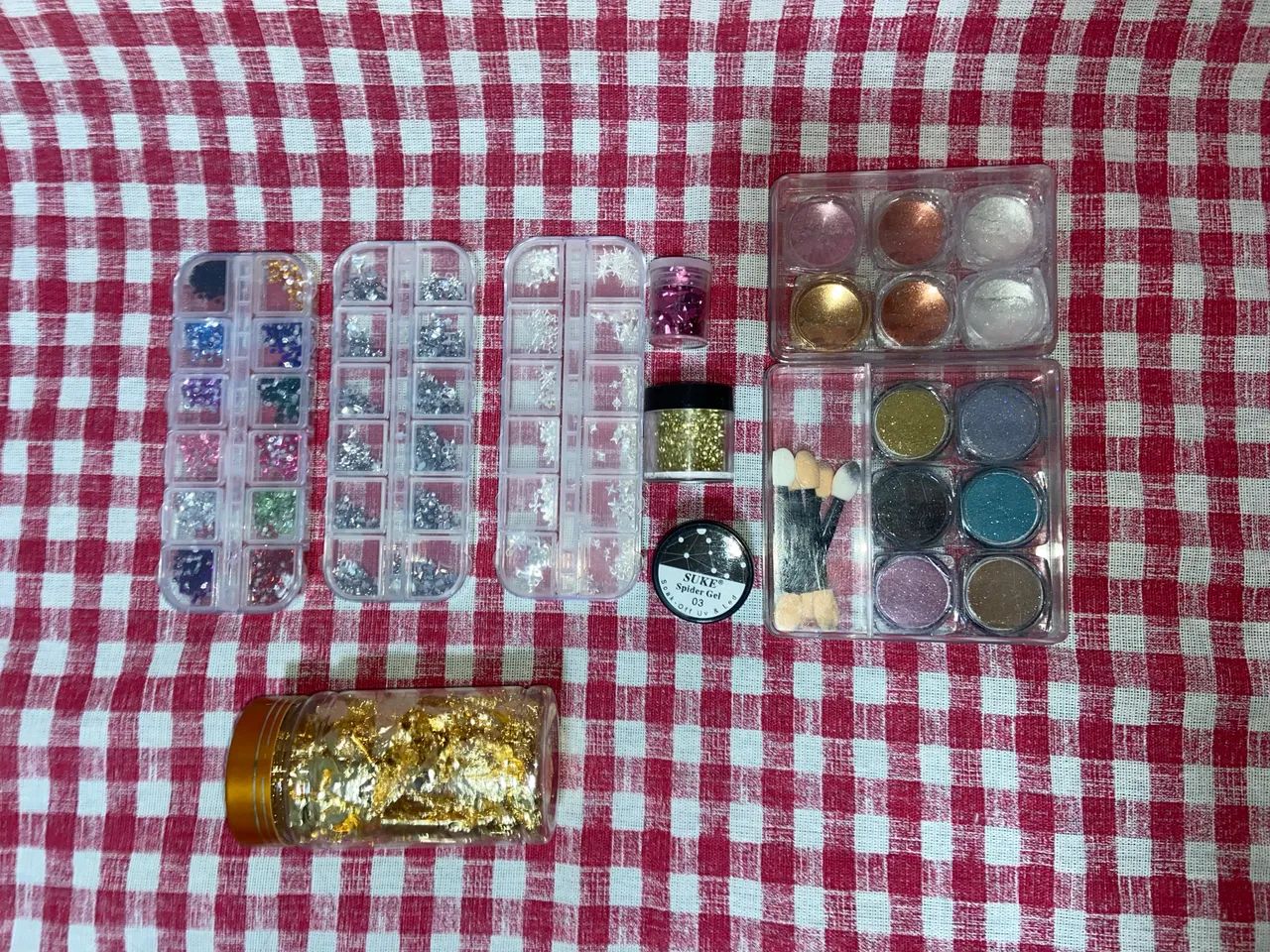 Kit Decoração Nail Art + Gel Spider Lacrado