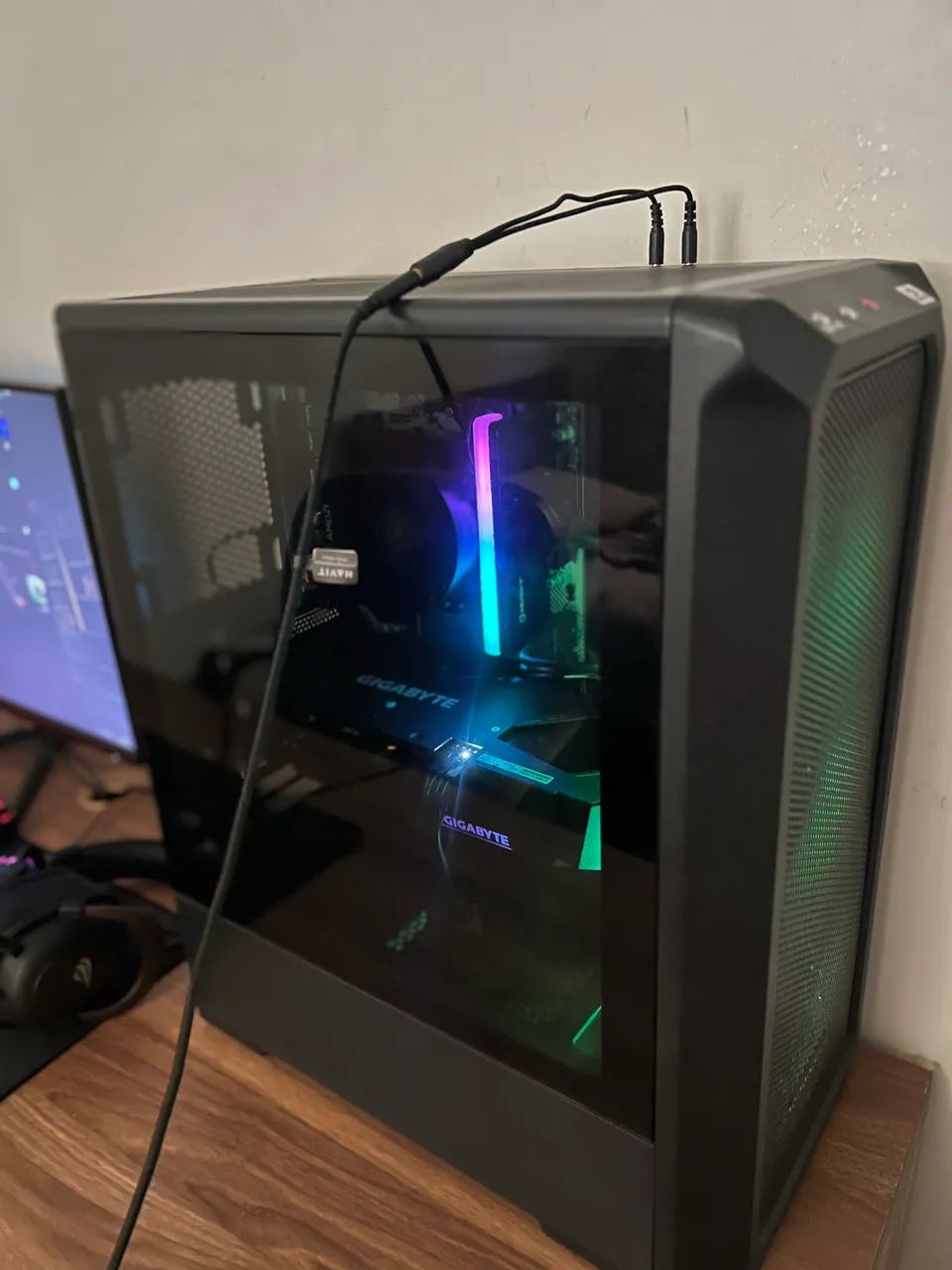 PC GAMER  rx7600 e ryzen 5600 IMPECÁVEL (oportunidade) - Foto 4
