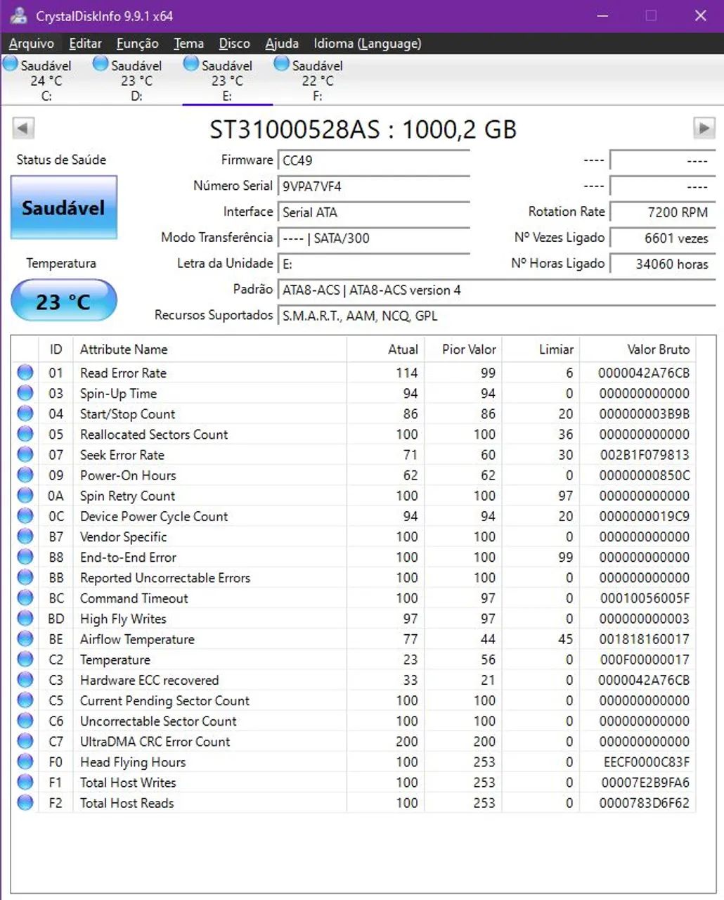 Seagate Barracuda 7200 HDD 3.5" 1TB (1000GB) - Foto 3