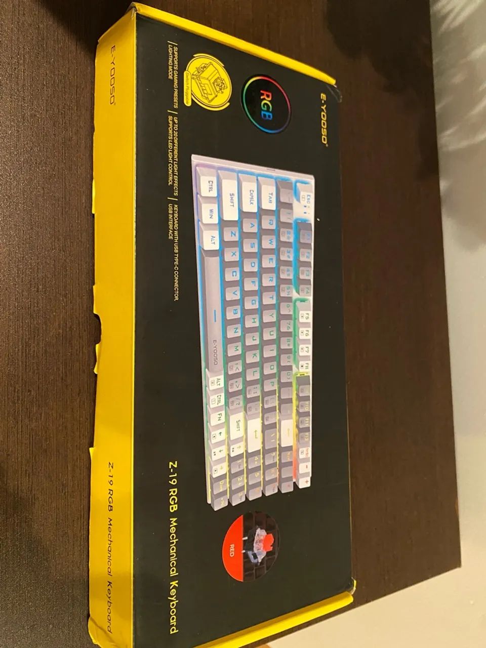 Teclado mecânico E-yooso - computador  - Foto 3