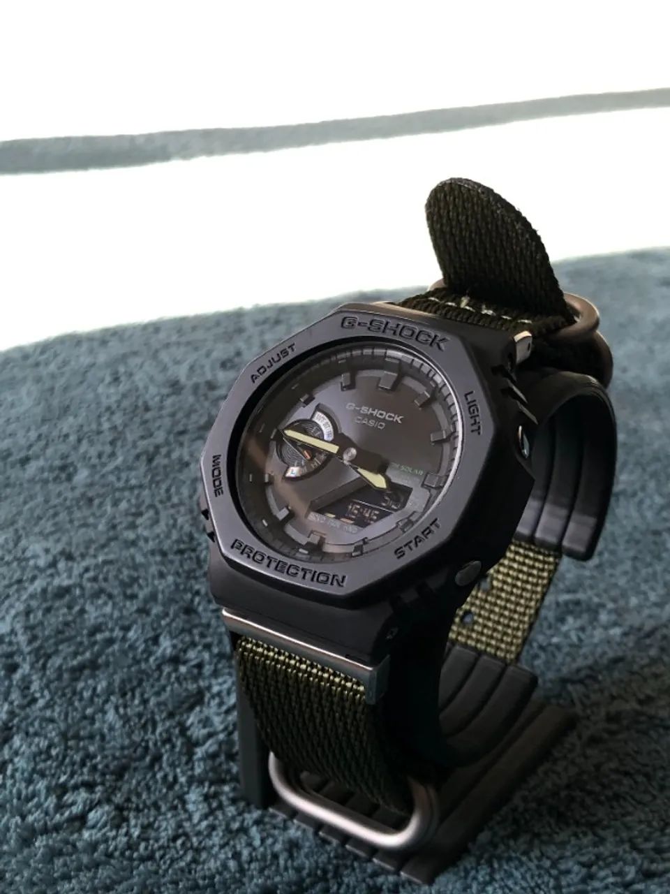 GShock GA-B2100CT (Bluetooth e Carregamento Solar) + Pulseira Nato de Nylon - Foto 2