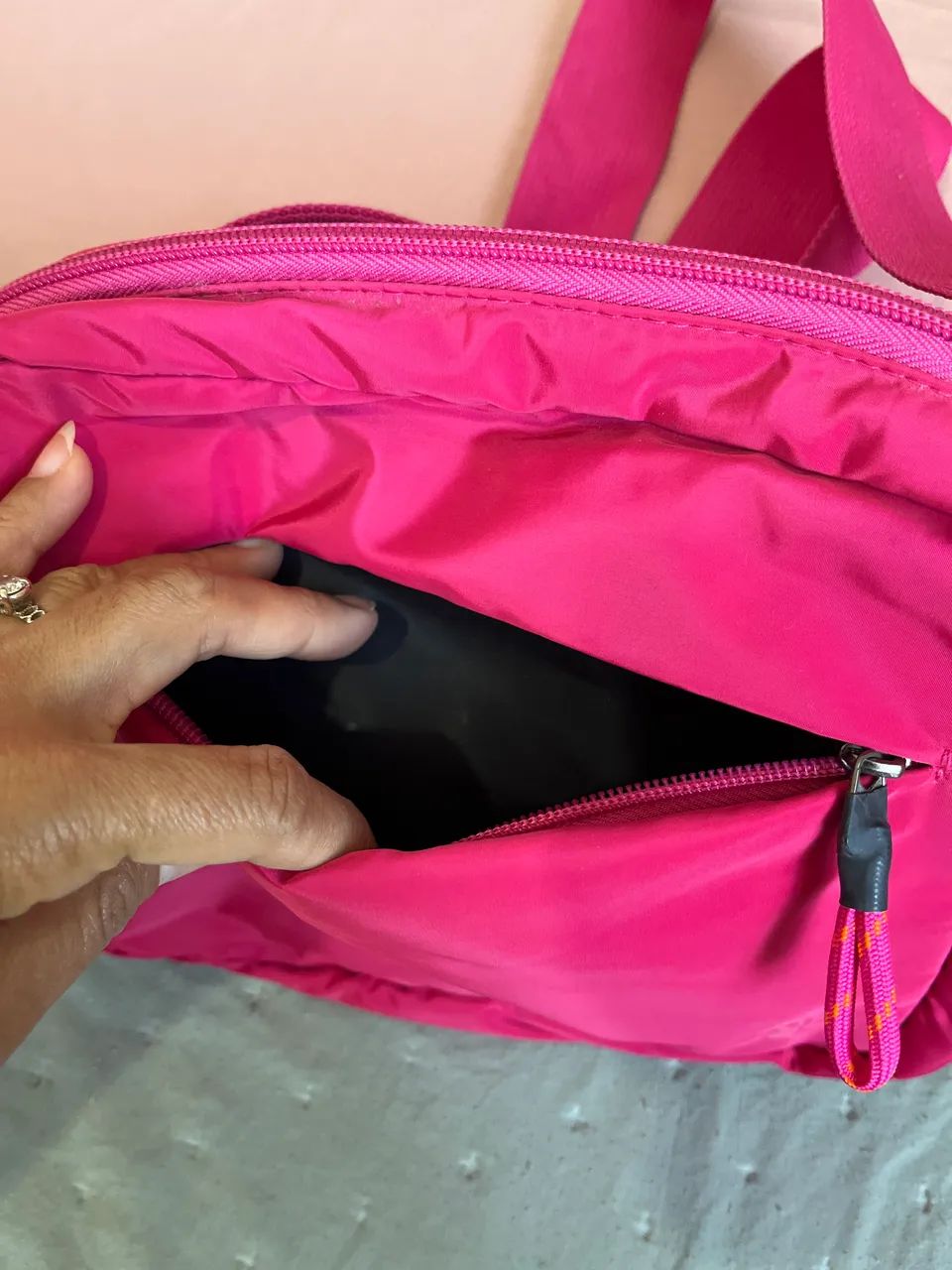 Bolsa rosa da oxer - Foto 2