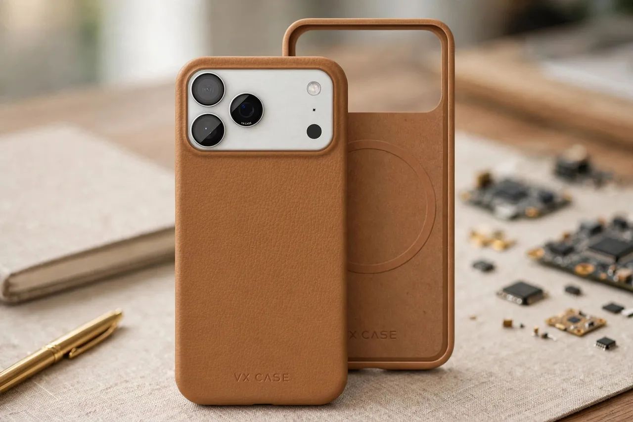 iPhone 17 Pro Max - VX Case (capa em couro)