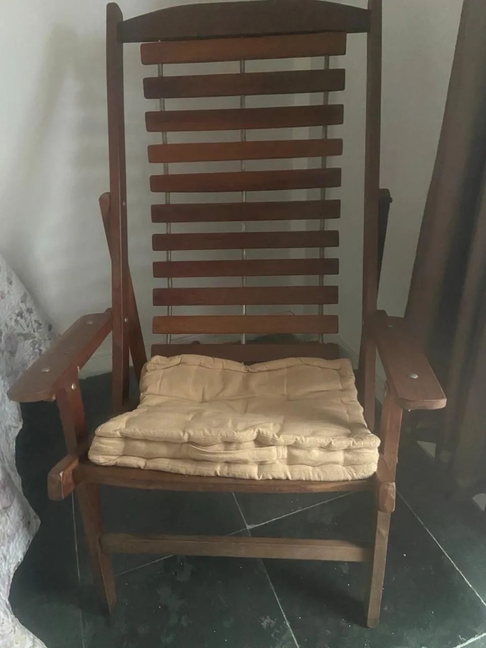 Espreguiçadeira de madeira - Foto 2