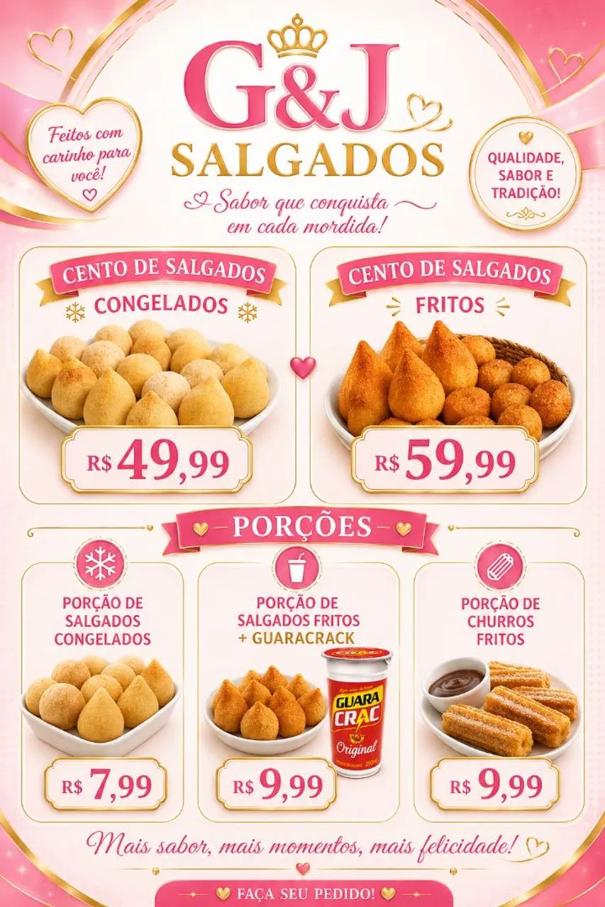 Salgados para todos os eventos e momentos 