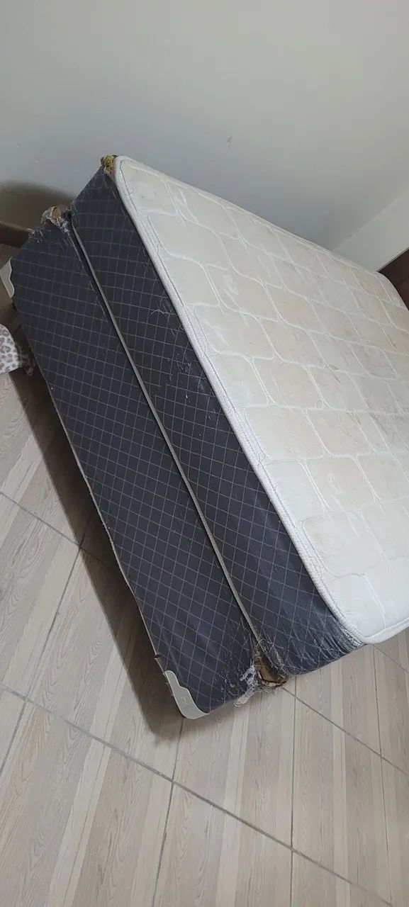 CAMA BOX CASAL TRADICIONAL SEMI ORTOPÉDICA 