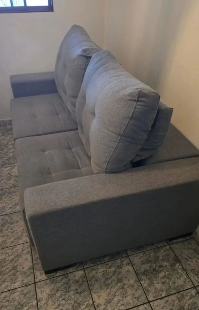 sofá 2 lugares 110cm largura e 200cm braço a braço - Foto 4