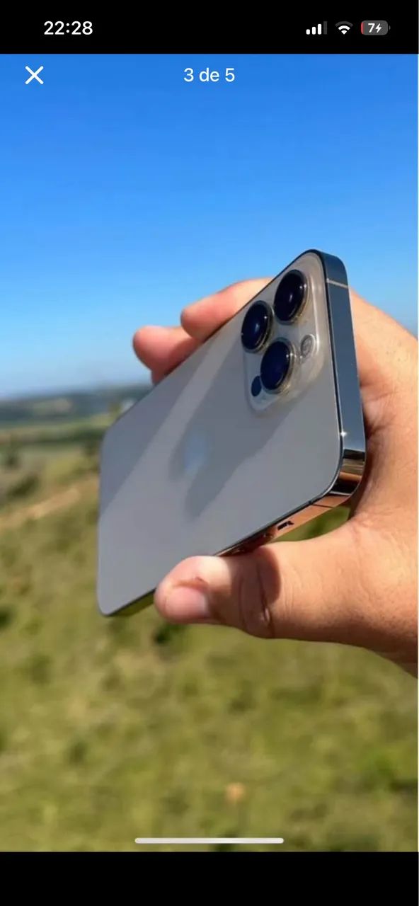 VENDO iPhone 13 PRO 128 GIGA SEMI NOVO IMPECÁVEL - Foto 4