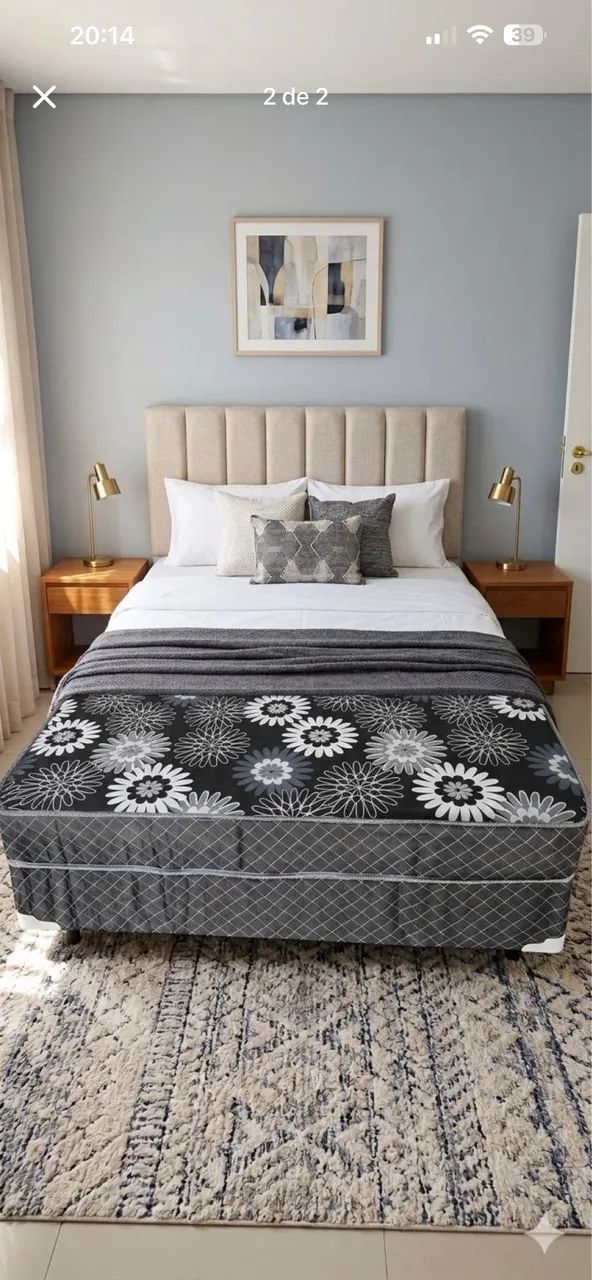 Cama de casal Box 