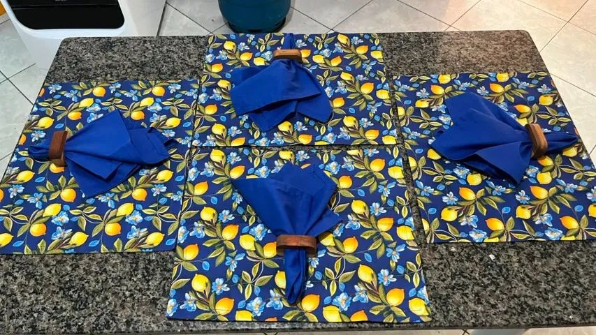 roupa de mesa posta - Foto 2