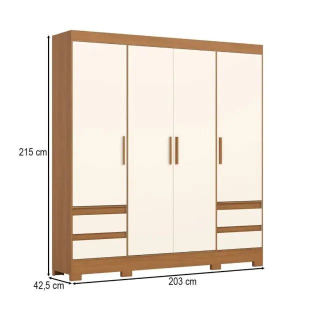 Guarda Roupa Henn B383 Novo - Foto 3