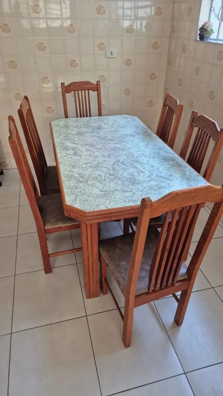 Mesa de jantar - 6 cadeiras - Foto 3
