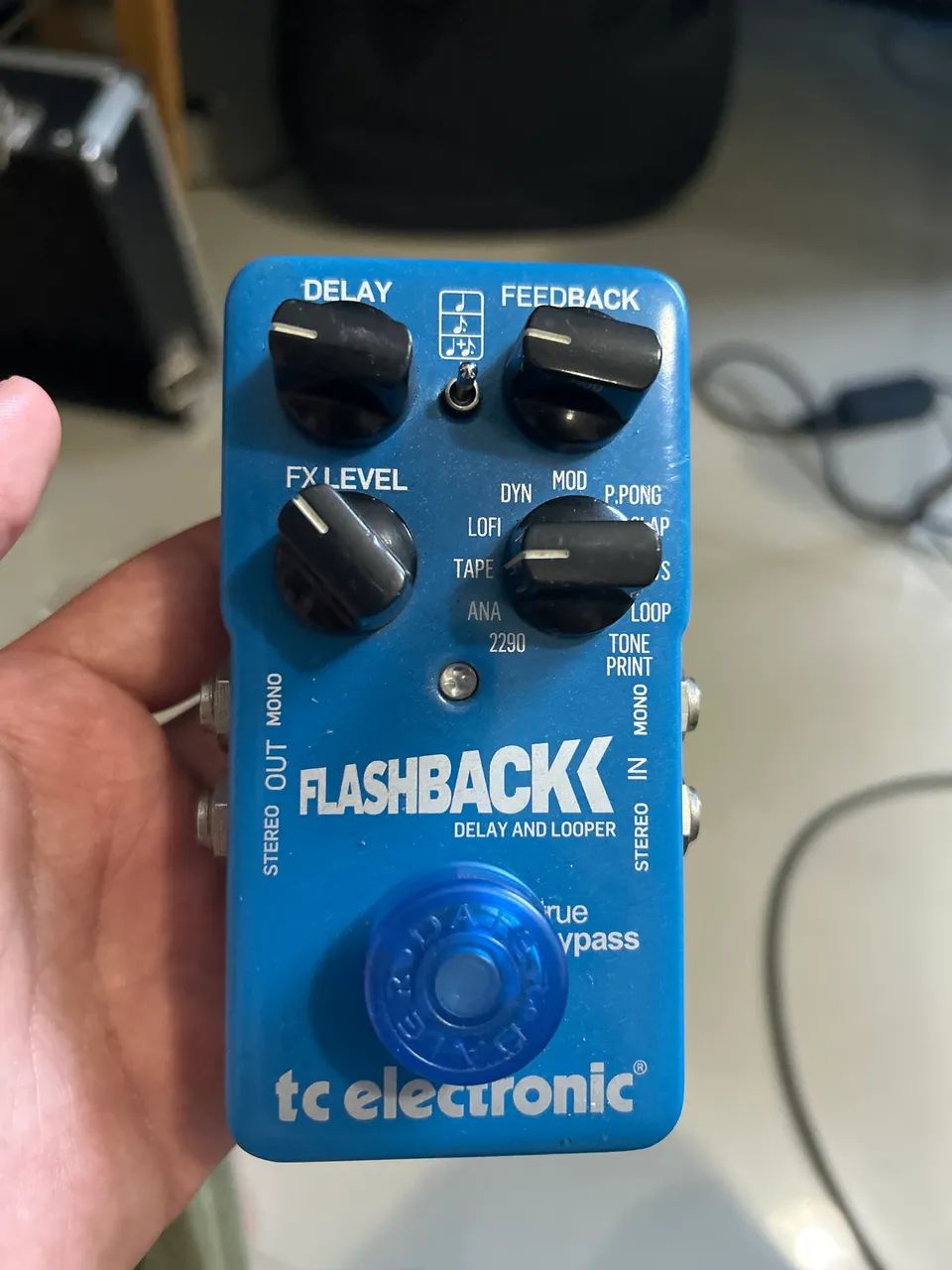 Flashback - reverb tc eletronic - pedal