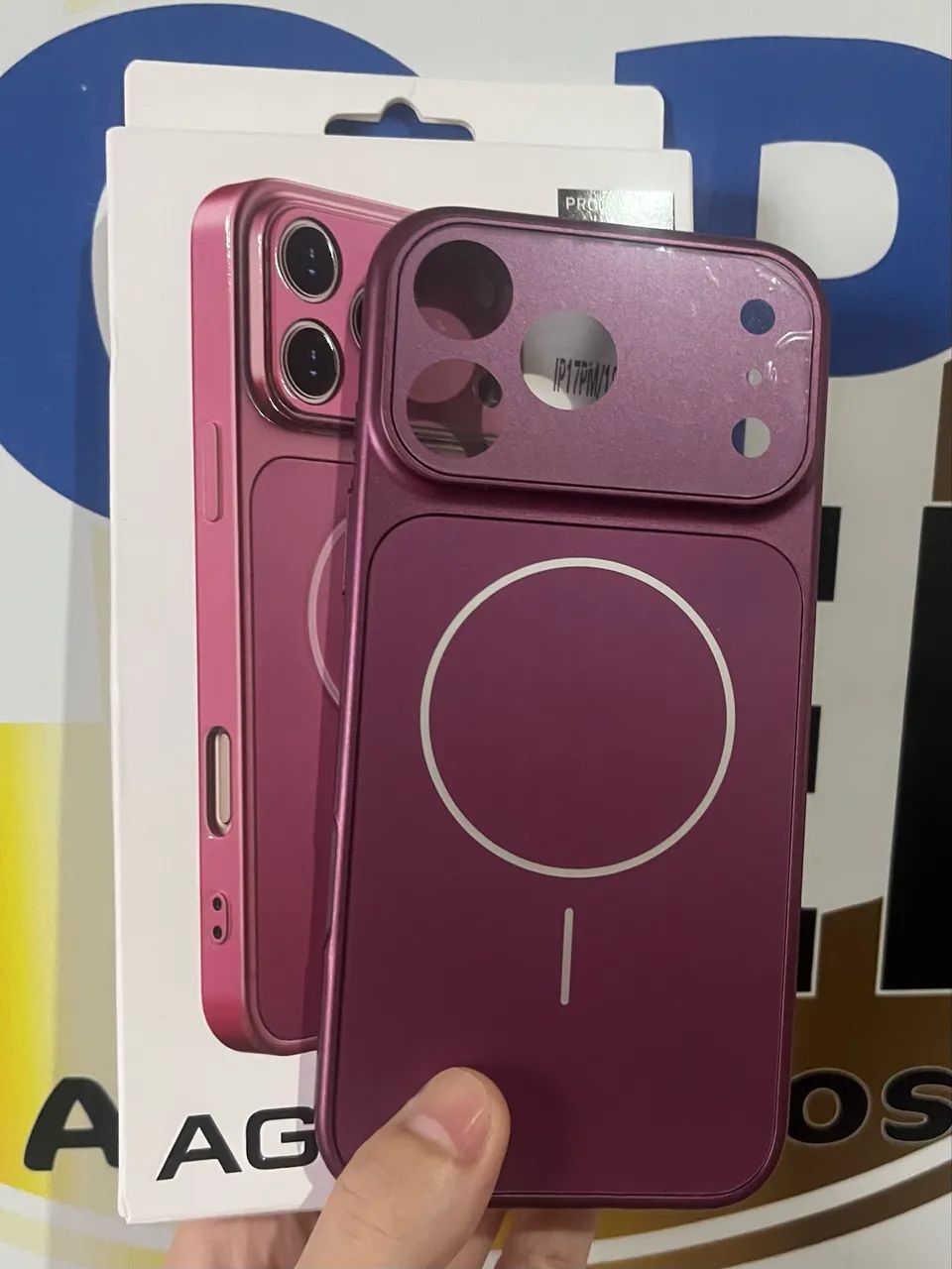 CASES AG GLASS COR BORDÔ IPHONE 17 PRO MAX / IPHONE 18 PRO MAX LANÇAMENTOS  - Foto 3