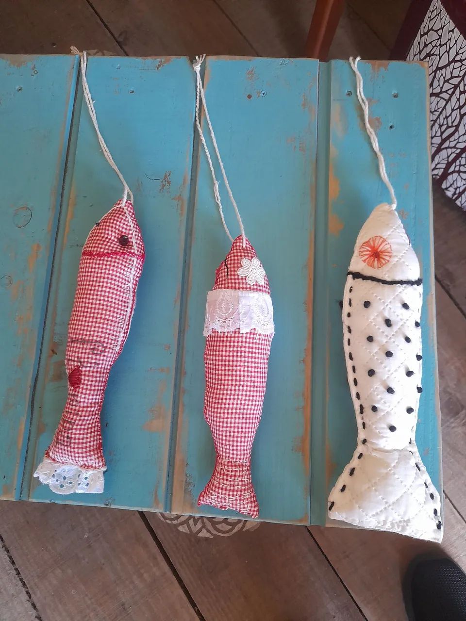 Peixinhos fofos de tecido