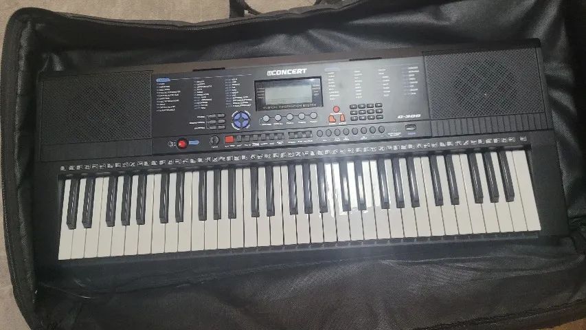 Teclado Concert C-300 com capa acolchoada