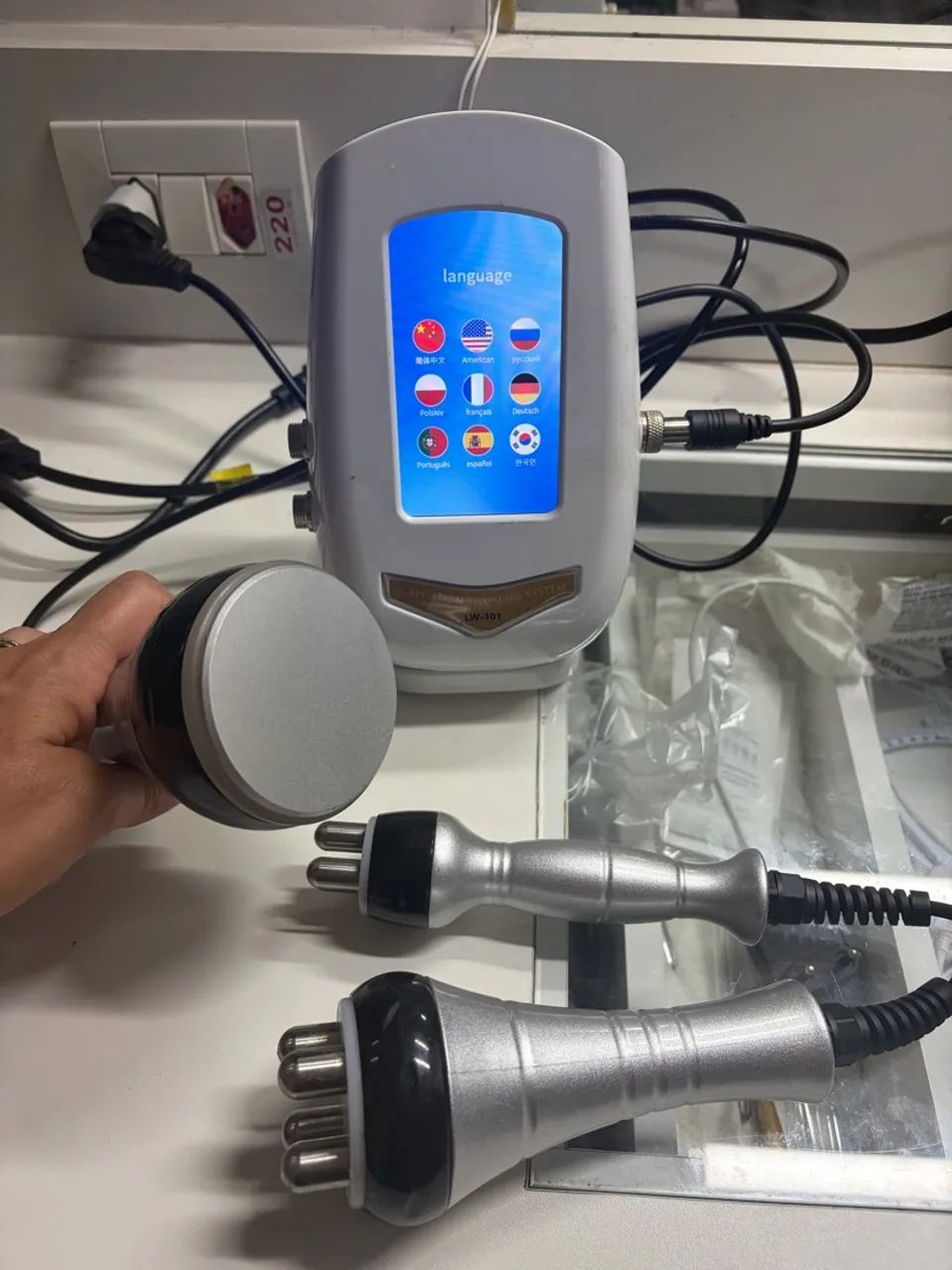 Maquina de lipocavitação 3 em 1