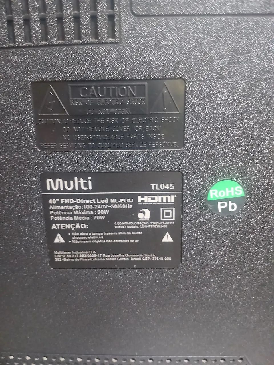 placa televisão multilaser 42