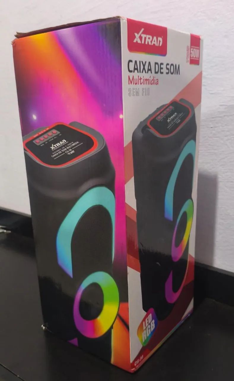 Caixa de som Multimídia sem fio bluetooth 50w  - Foto 2