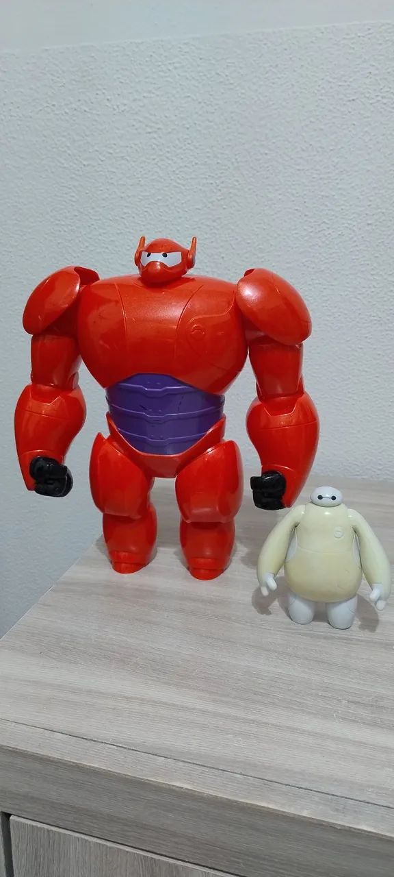 2 Bonecos Big Hero Baymax - Bandai - Foto 2