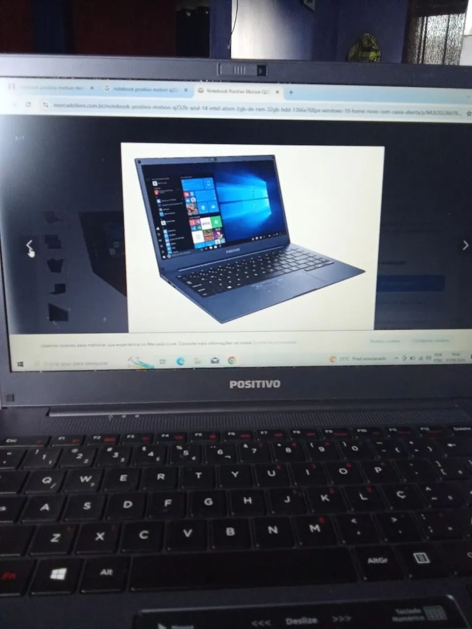 Notebook positivo motiun Q232B tela 14  - Foto 5