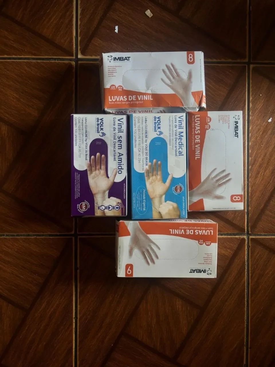 Luvas de Vinil sem Pó