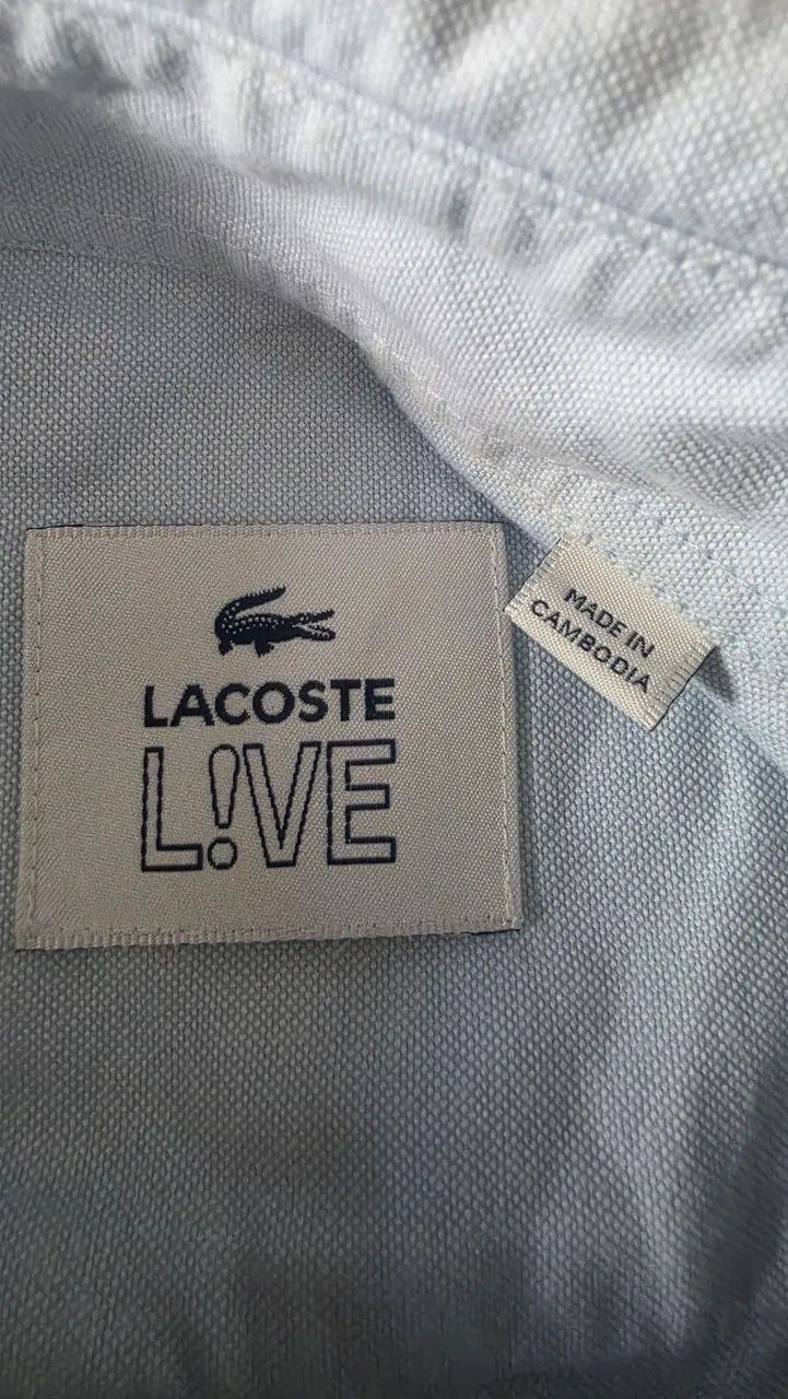 Camisa social Lacoste original - Tam M 