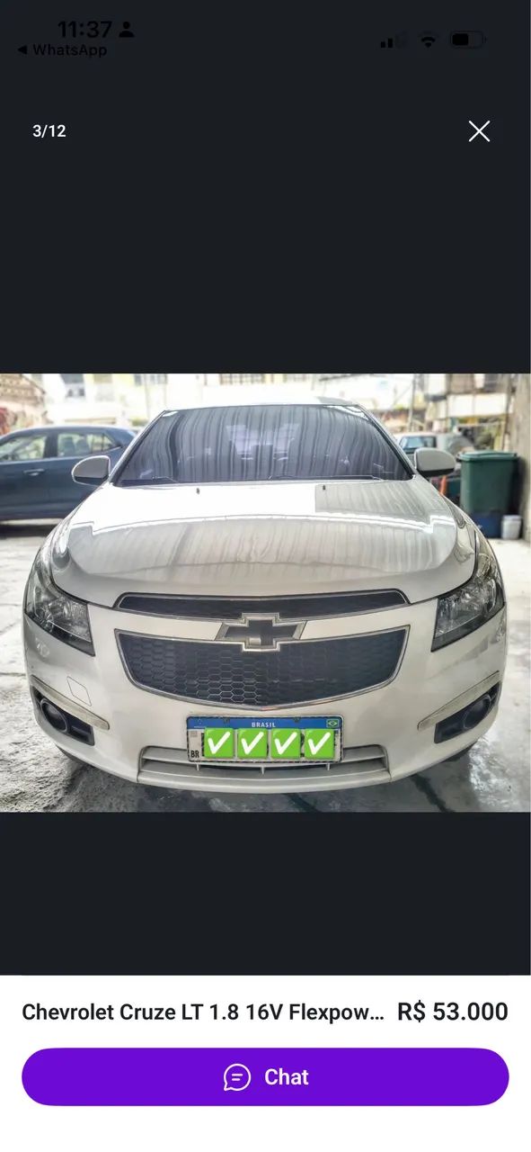 Chevrolet Cruze CRUZE LT 1.8 16V FlexPower 4p Mec. 2014