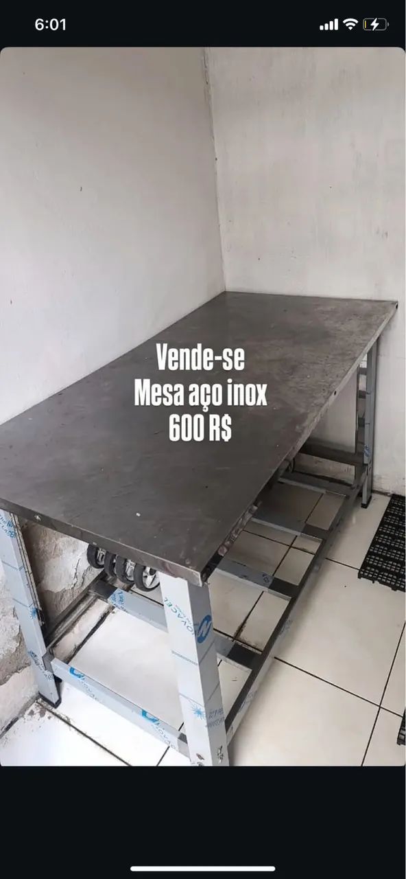 Mesa inoxidável 