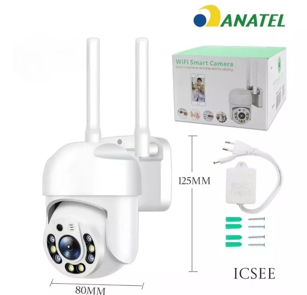Câmera de segurança wi-fi com app icsee 