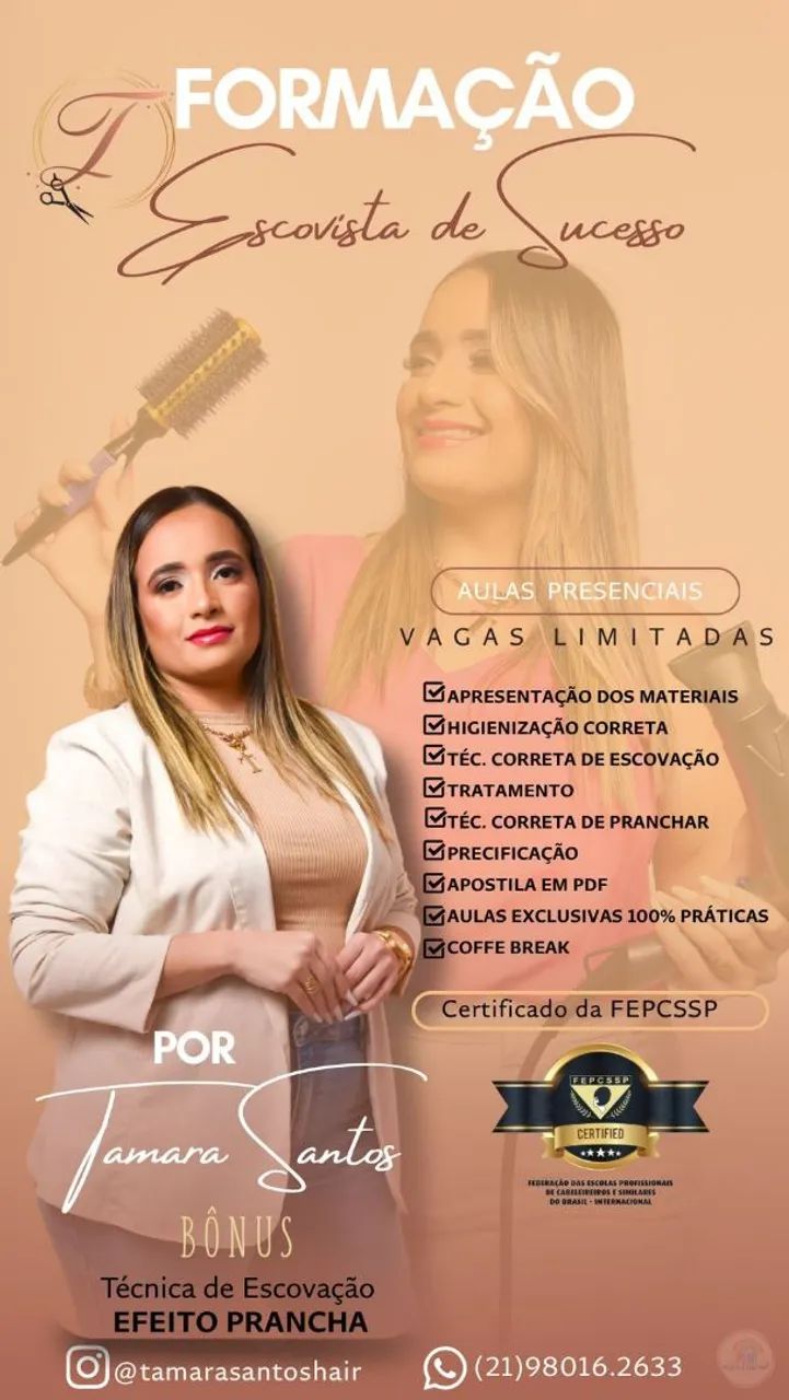 Curso aperfeiçoamento de cabeleireira - Foto 2
