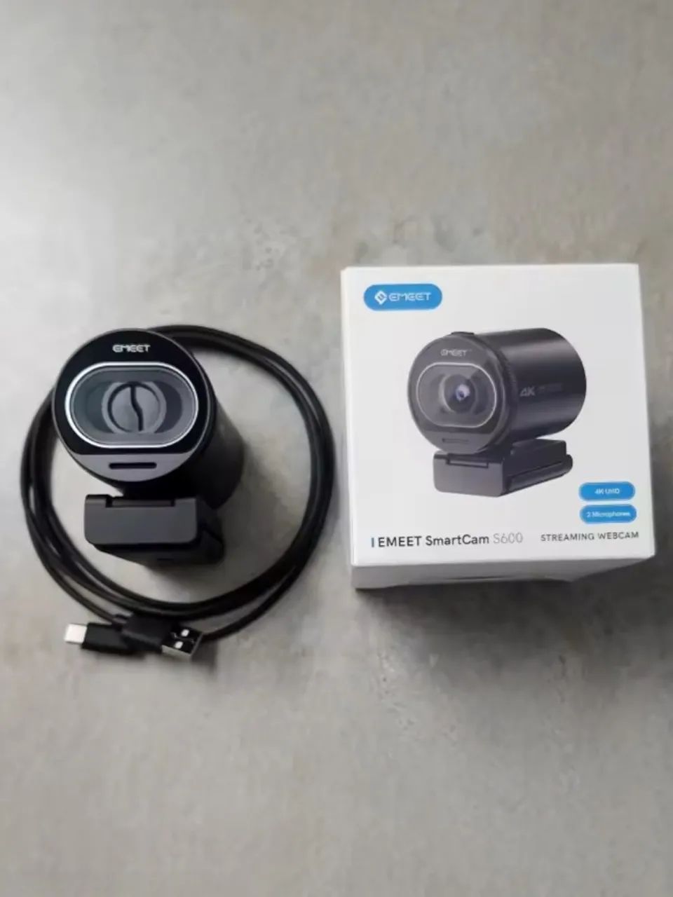 Webcam EMEET SmartCam S600 4K | 60 FPS + Foco Automático - Foto 2