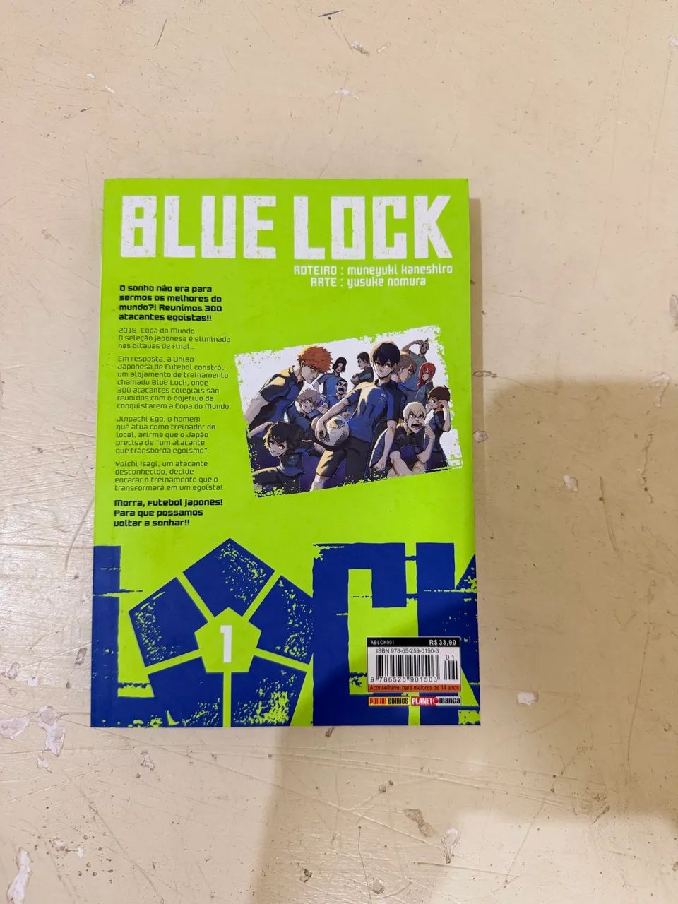 Volume 1 do mangá blue lock  - Foto 2