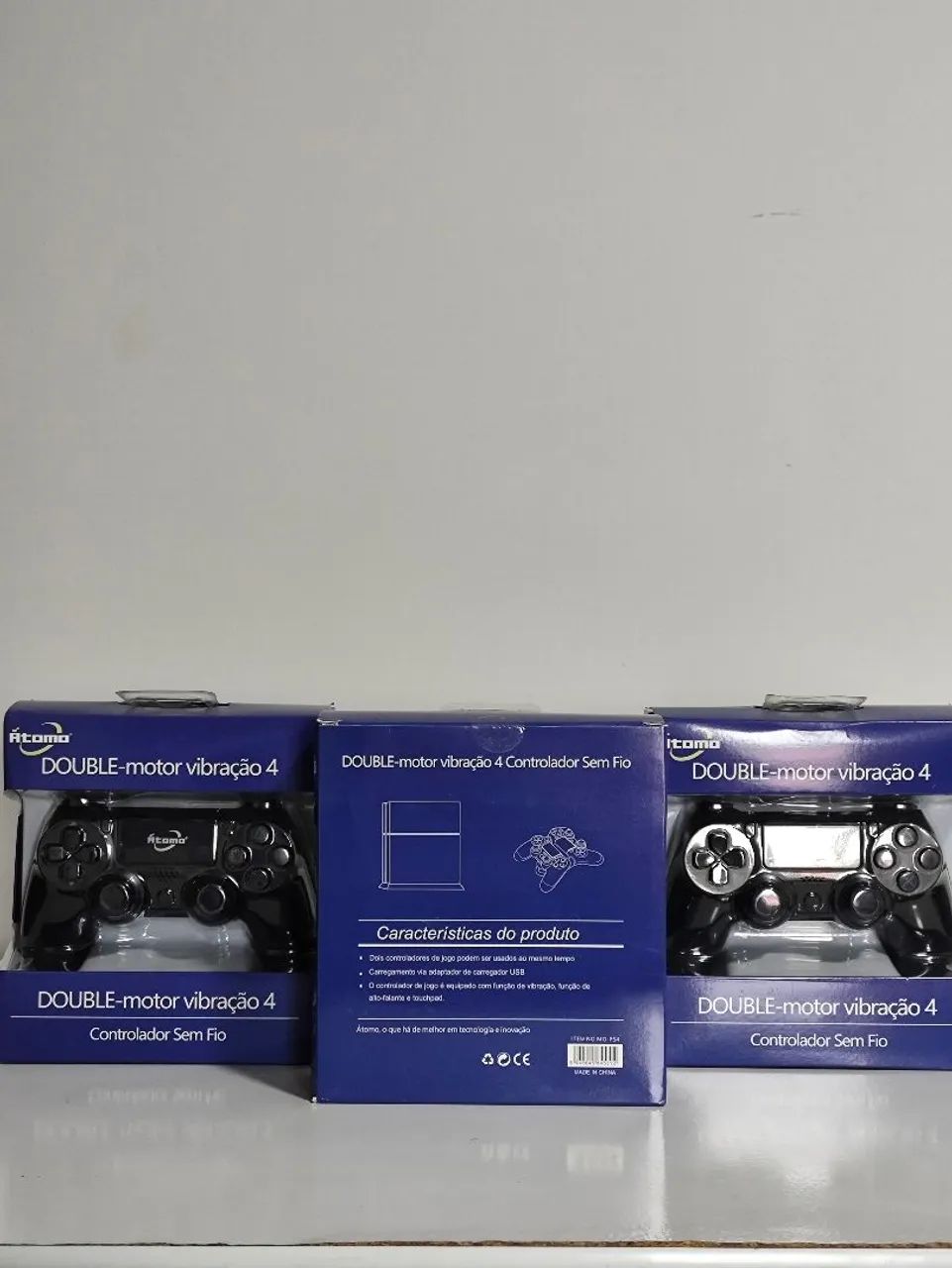 CONTROLE BLUETOOTH SEM FIO ? PS4 / PS3 / PC / NOTEBOOK + TV - Foto 3