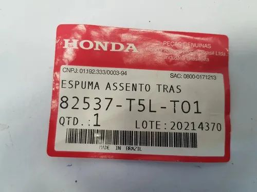 Espuma Assento Traseiro Lado Esquerdo Honda Wr-v/ Fit Hn3447