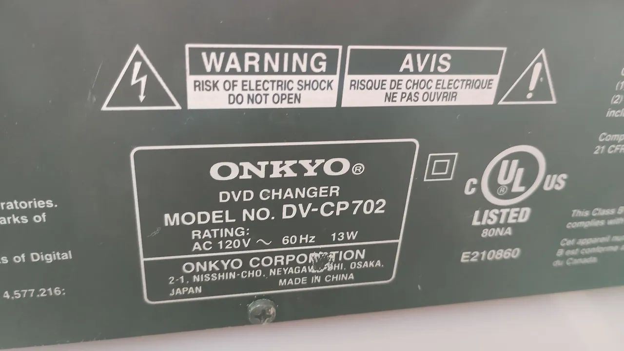 Ankyo DVD player 6 CD no estado não liga  - Foto 4