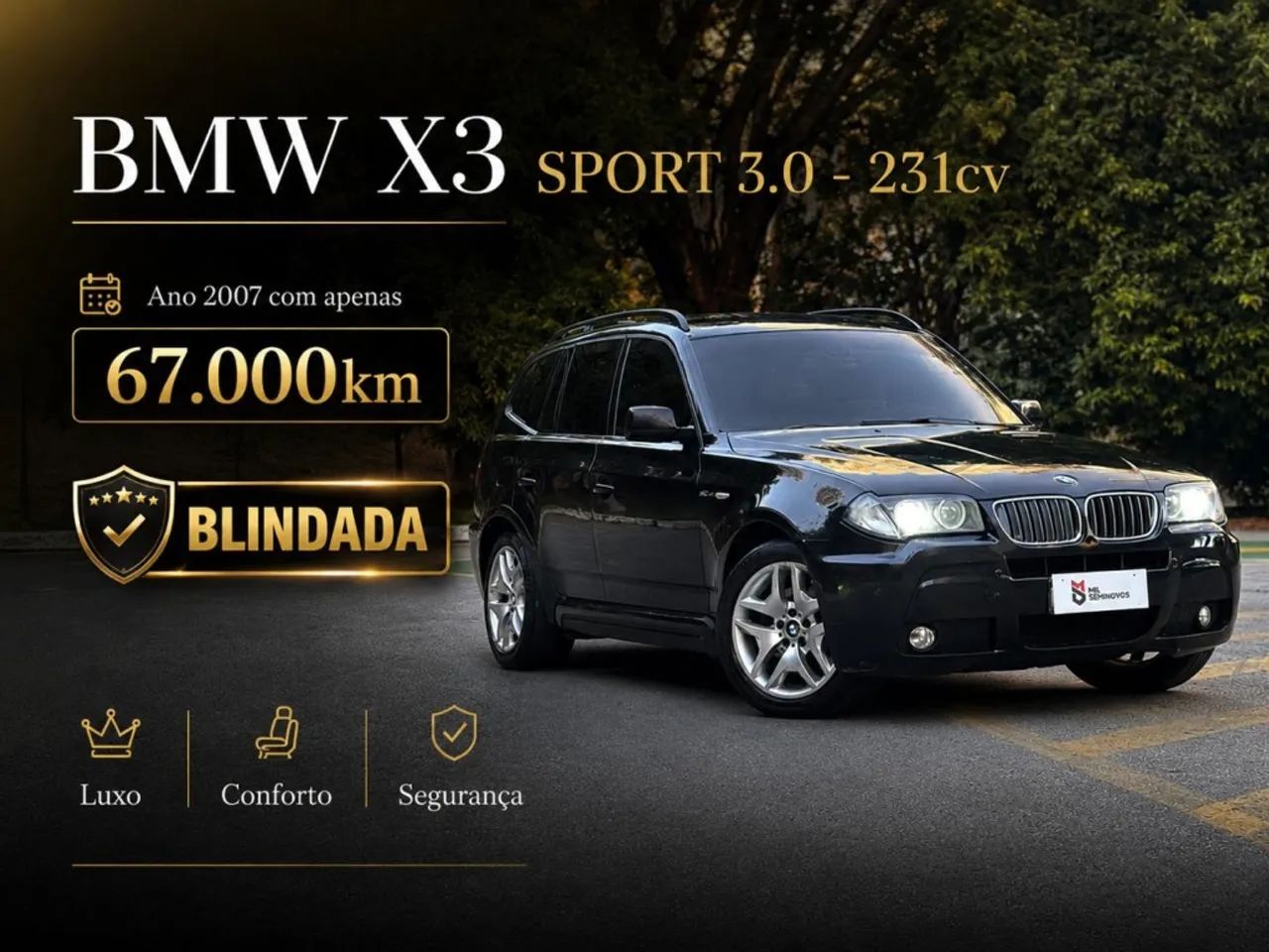 BMW X3 X3 Sport 3.0 24V 231cv 2007