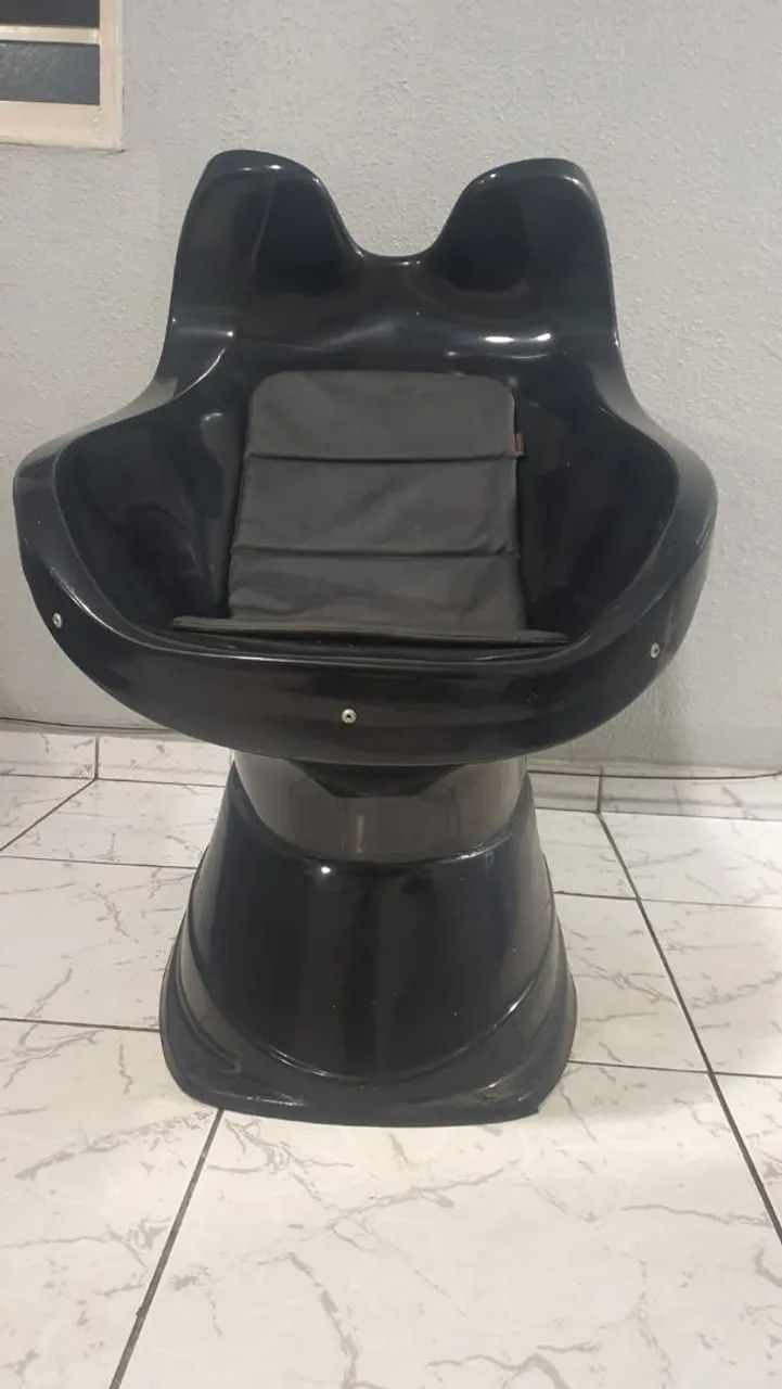 Cadeira de salão que deita e lavatório passo cartão com a taxa do cliente  - Foto 3