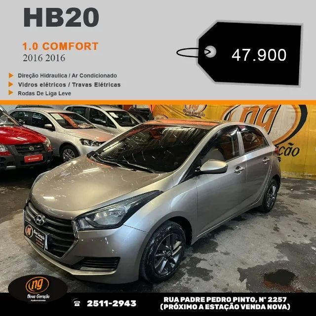 Hyundai Hb20 HB20 Comf./C.Plus/C.Style 1.0 Flex 12V 2016