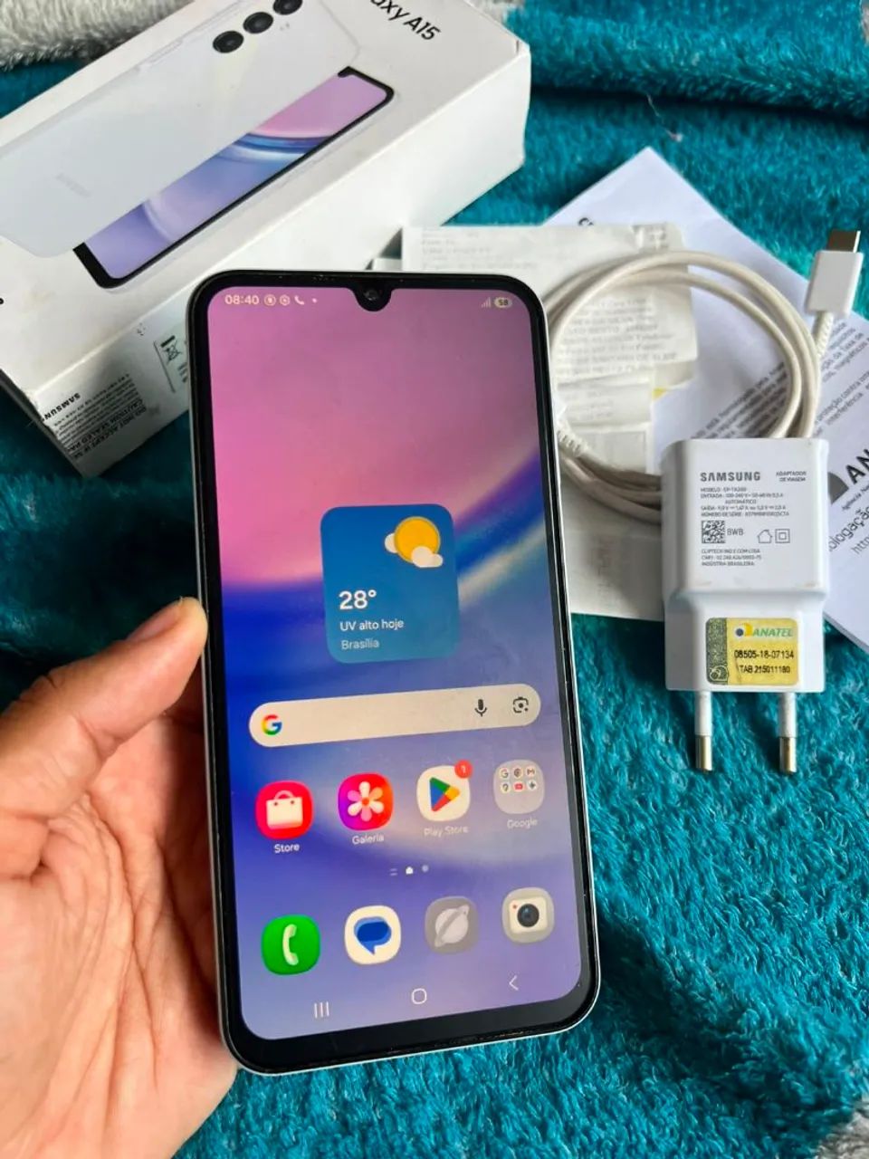 Samsung A15 256Gb Completo Com Nota 