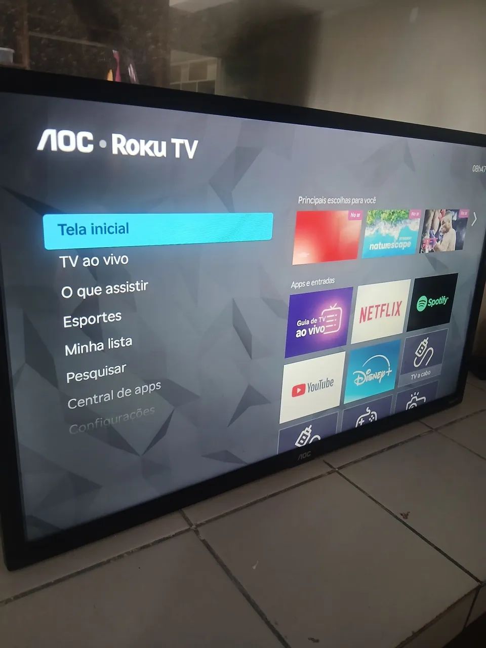 TV Roku 32 polegadas em perfeito estado - Foto 2