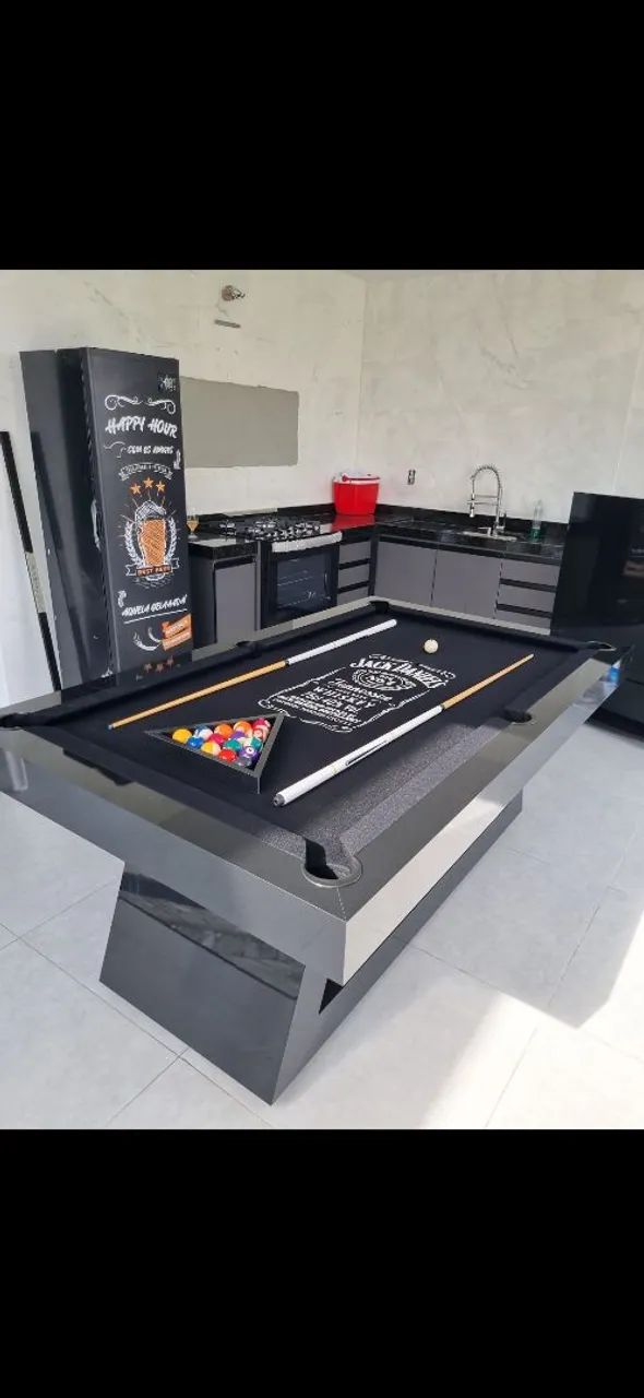Vendo mesa se sinuca 3x1, sinuca, jantar e tênis de mesa.  - Foto 2
