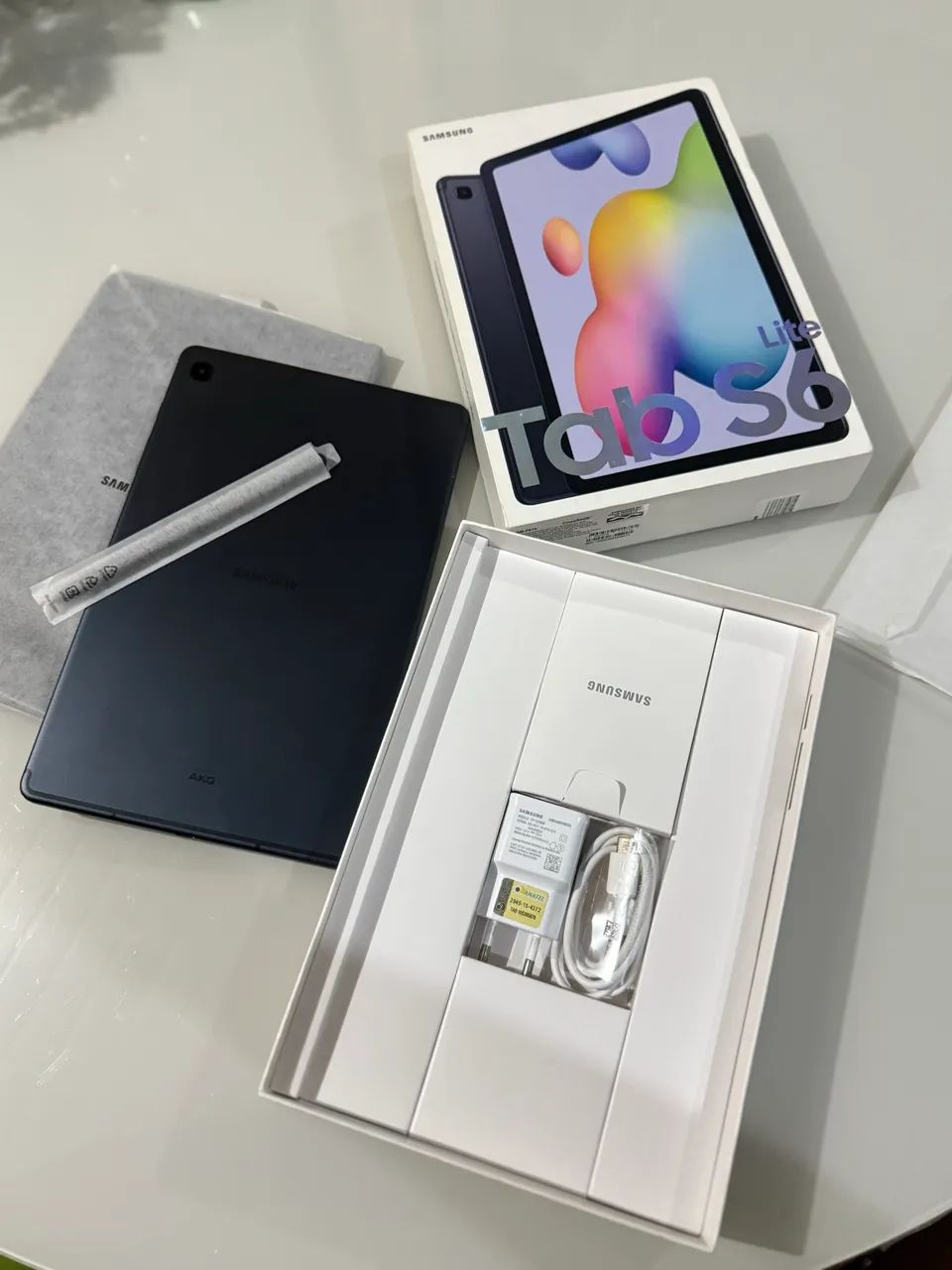 Tab S6 lite 64GB, pega chip completo na caixa e acessórios  - Foto 2