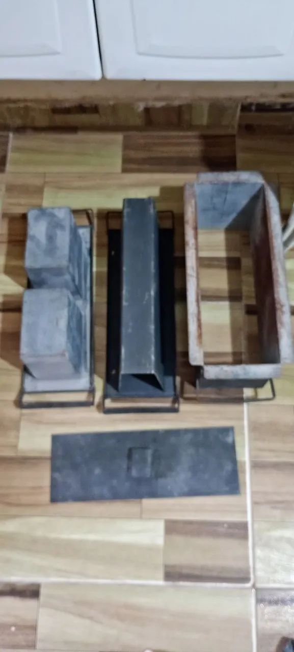 Forma de bloco e calha
