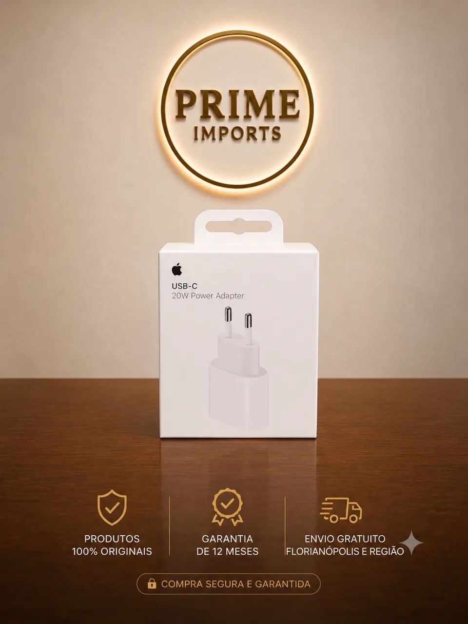 Fonte Adaptador Apple - USB-C